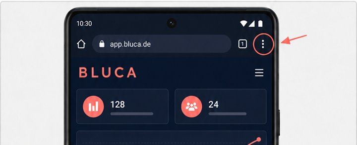 Drei-Punkte-Menü in Chrome