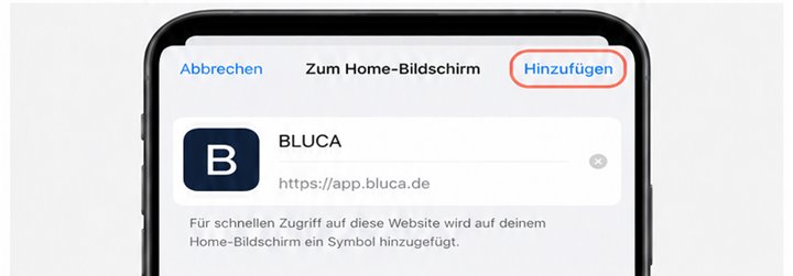 Schaltfläche Hinzufügen